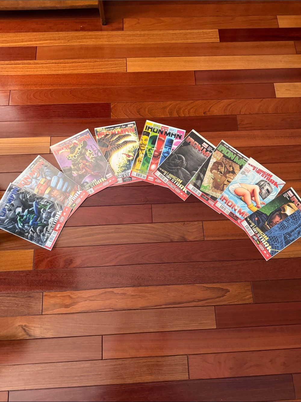 Marvel Iron Man comic books set of 9.